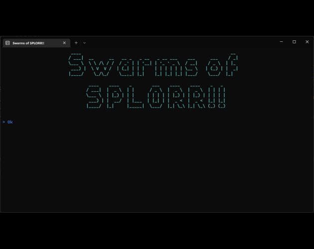 Swarms of SPLORR!!