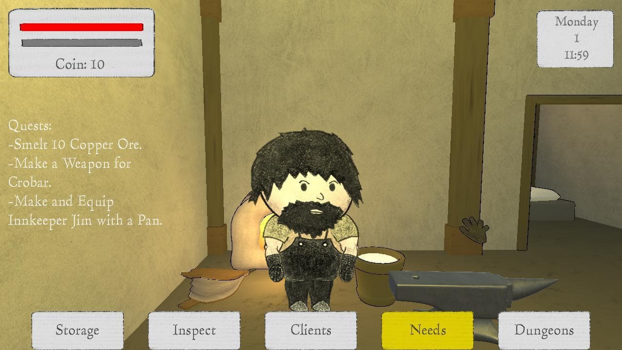 Blacksmith (itch) (blacksmiththegame) screenshot 2
