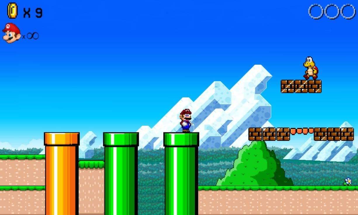 New Super Mario Bros Wii Demake screenshot 2