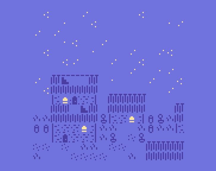 Night sky sketch