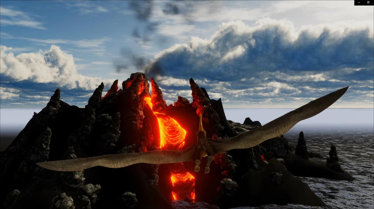 Pteranodons Flight: The Flying Dinosaur Game screenshot 2