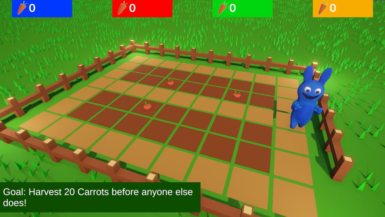 Rabbits Carrot Rush screenshot 2