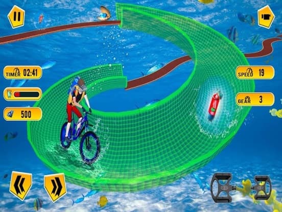 Water Park MMX Bicycle Rider screenshot 6
