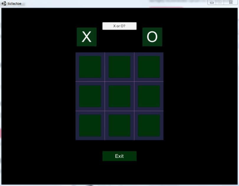 TicTacToe (Simple Unity Build)