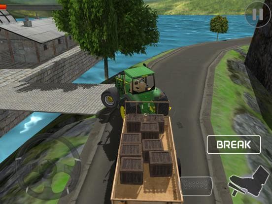 Forage Tractor Transporter Sim screenshot 4