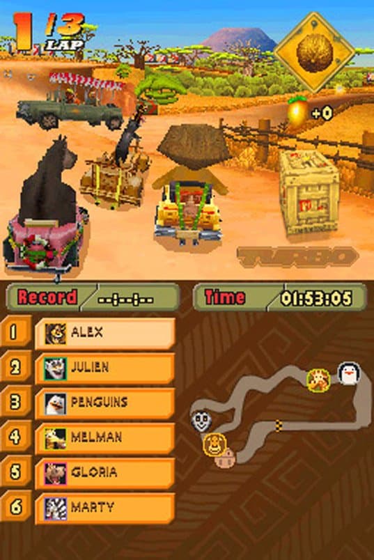 Madagascar Kartz (DS) screenshot 4