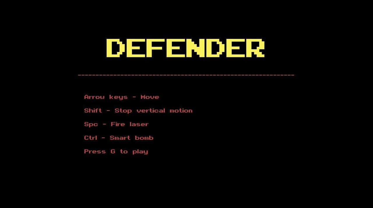 Defender Clone screenshot 3