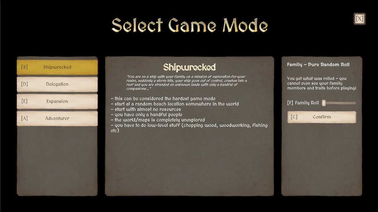7DRL 2023 - Grand Strategy Roguelike screenshot 2