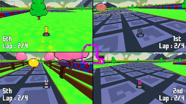 Retro Kart Rush screenshot 5