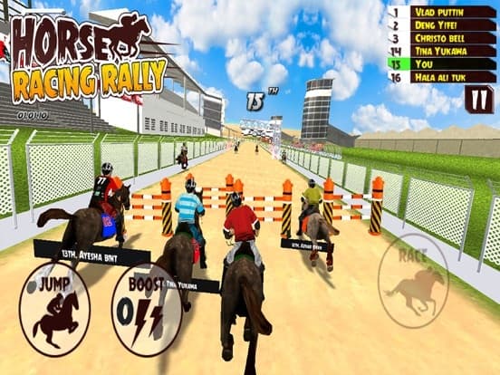 Horse Riding Racing Rally screenshot 2