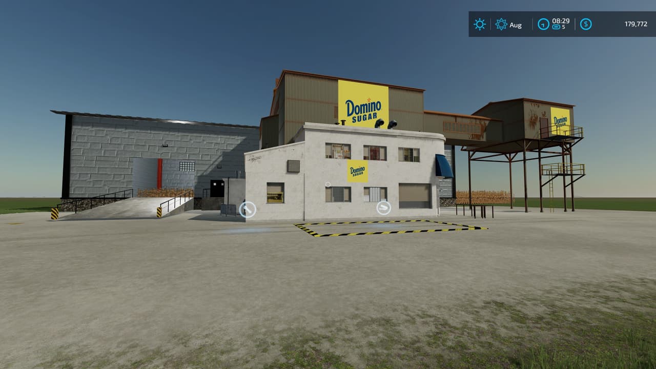 FS22 Sugar Factory With Manual Pallet Storage