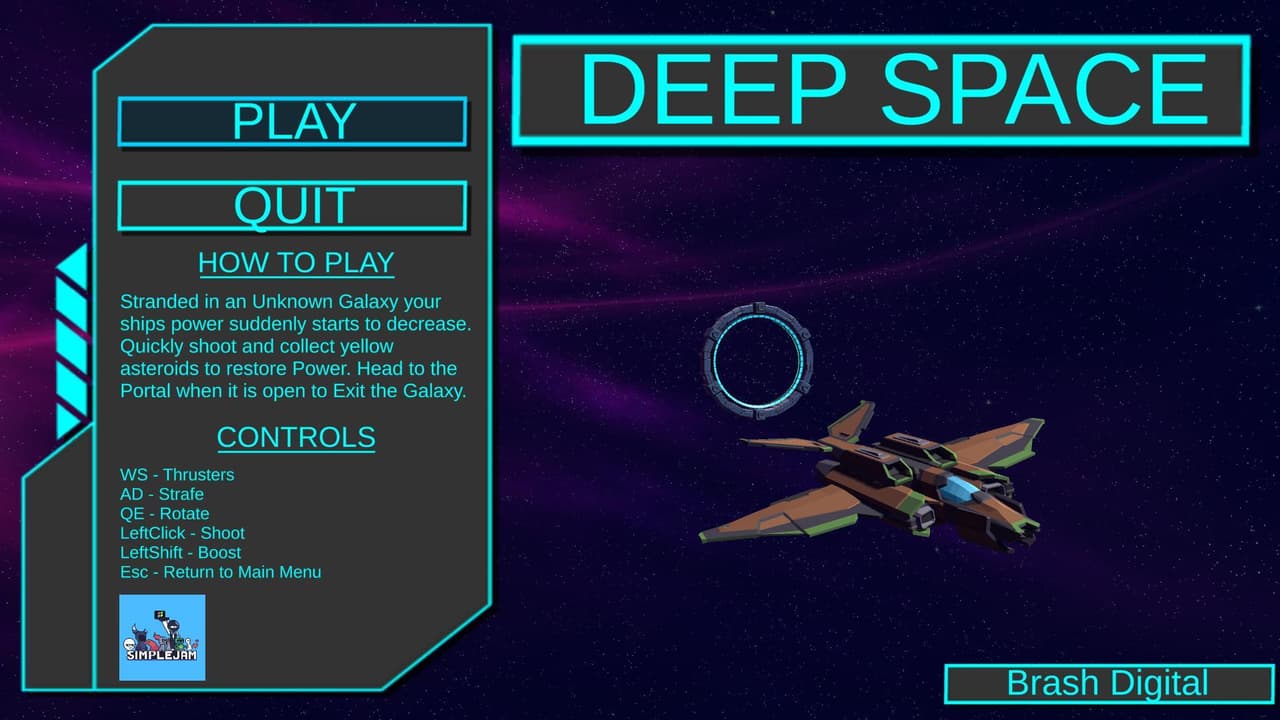 Deep Space (itch) (Brash Digital) screenshot 2