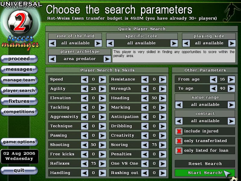 Universal Soccer Manager 2 screenshot 4