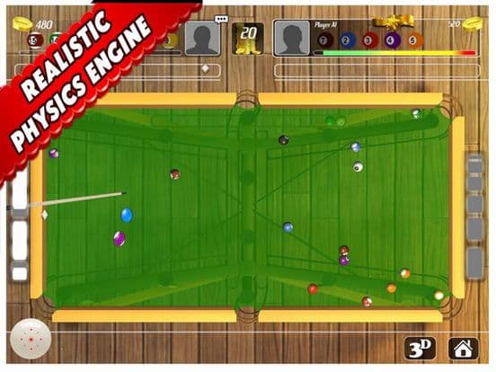 Billiards Snooker Pro 3D screenshot 3
