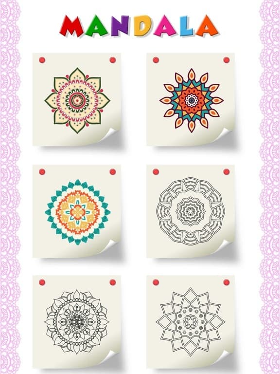Mandala Color By Number Paint screenshot 5