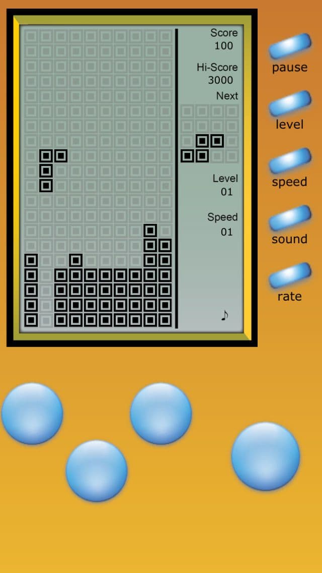 Classic Brick Game Console