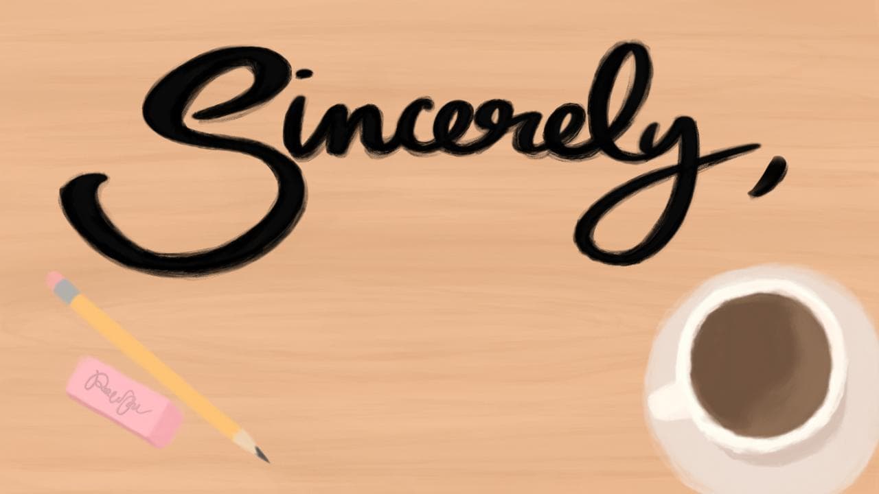 Sincerely
