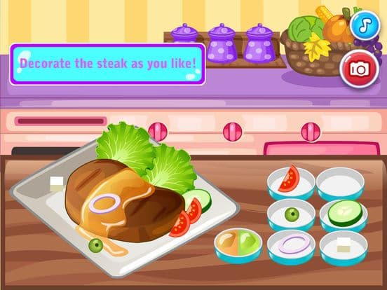 Cooking Steak Dinner ~