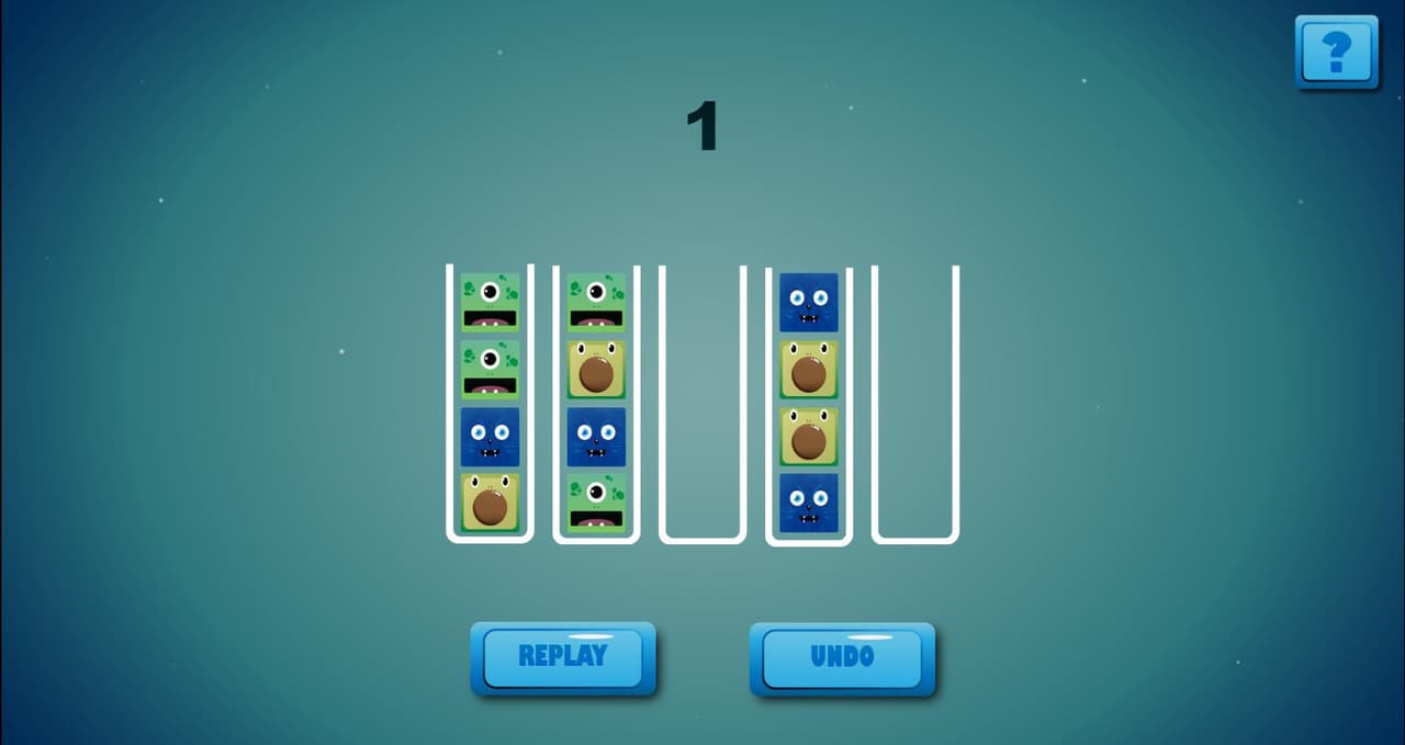 Monsters Cube: Ball Sort screenshot 2