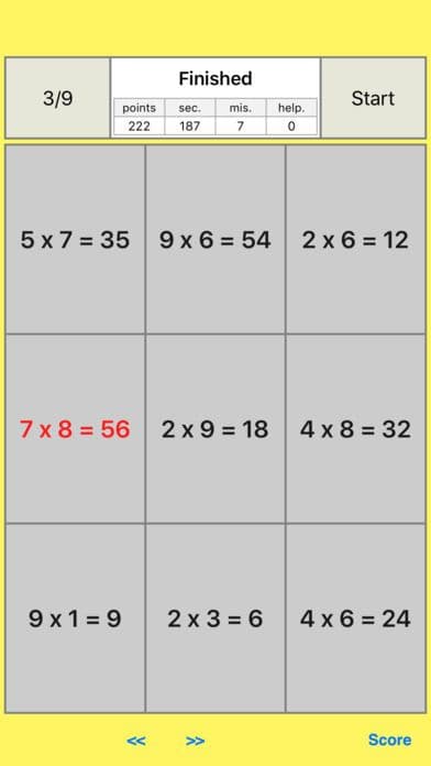 one digit multiplication tADa screenshot 4