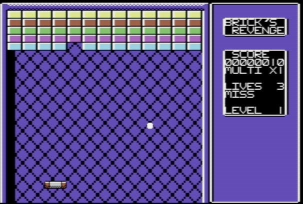 Bricks Revenge (C64) screenshot 3