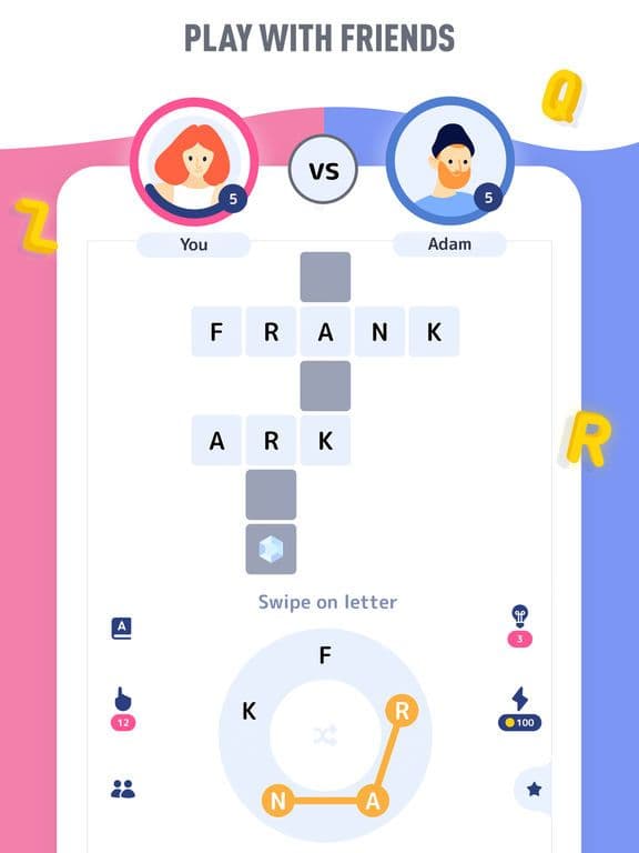 Wordscapes with Friends screenshot 2