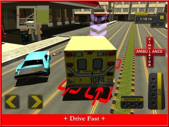 Ambulance Simulator 3D: City Emergency Rescue Driving screenshot 2