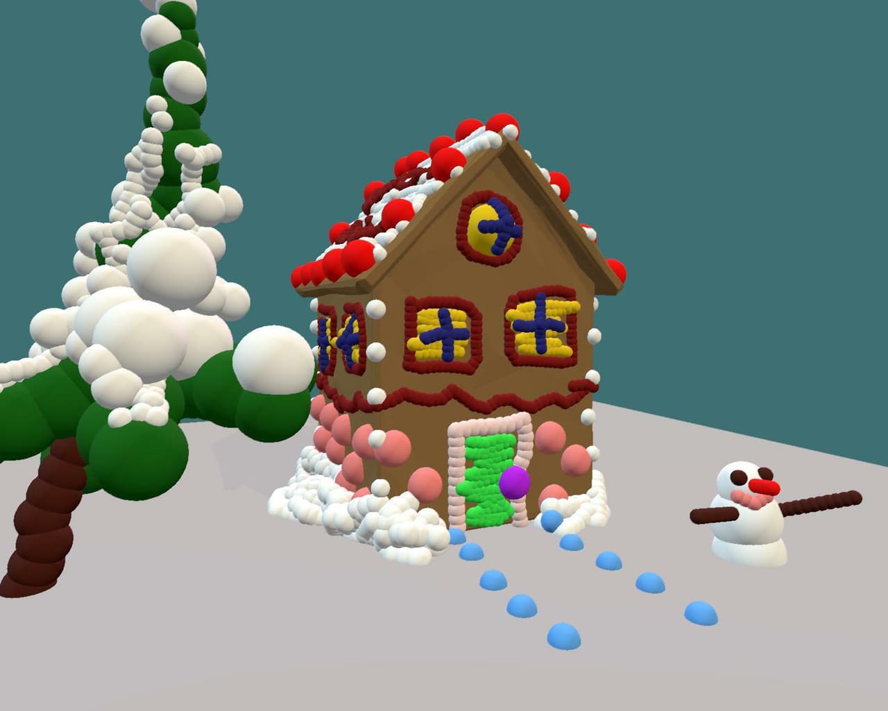 Gingerbread House Decorator (Sketchmas Day 1) screenshot 4
