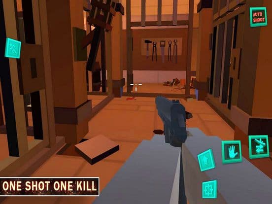 Against Blocky Zombie Hordes screenshot 2