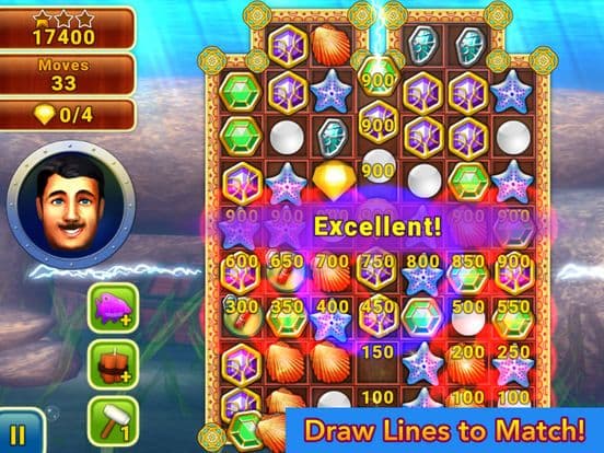 OceanuX Deluxe - Underwater Match 3 screenshot 2