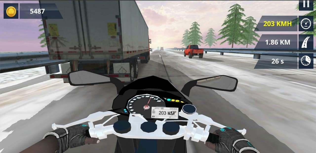 Drive by Tailgater Motorcycle: Traffic Rider screenshot 2