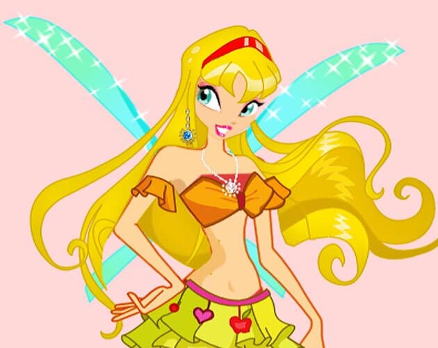 Winx dress up game bloom flora stella tecna