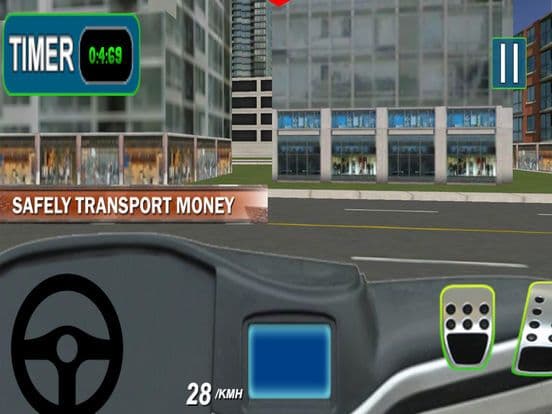 Bank Cash Truck Driving screenshot 3