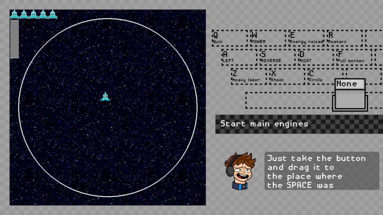 Press space to space jump in space
