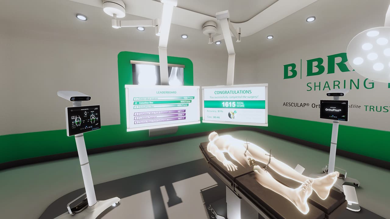 AESCULAP OrthoPilot Elite VR Palpation