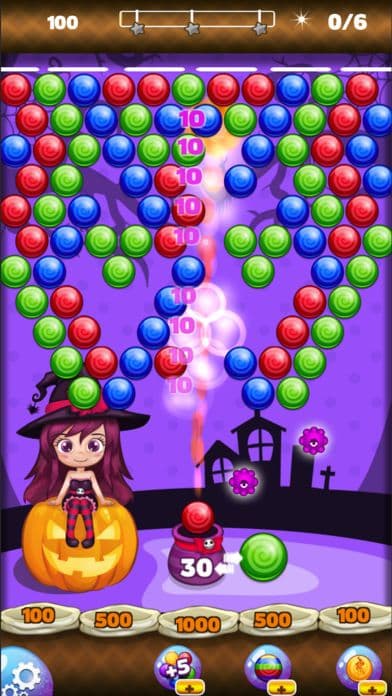 Bubble Shooter Mania - Sweet Halloween screenshot 4