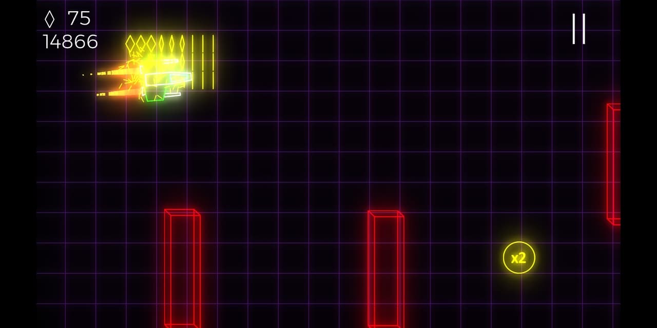 Neon Light Spaceship screenshot 3