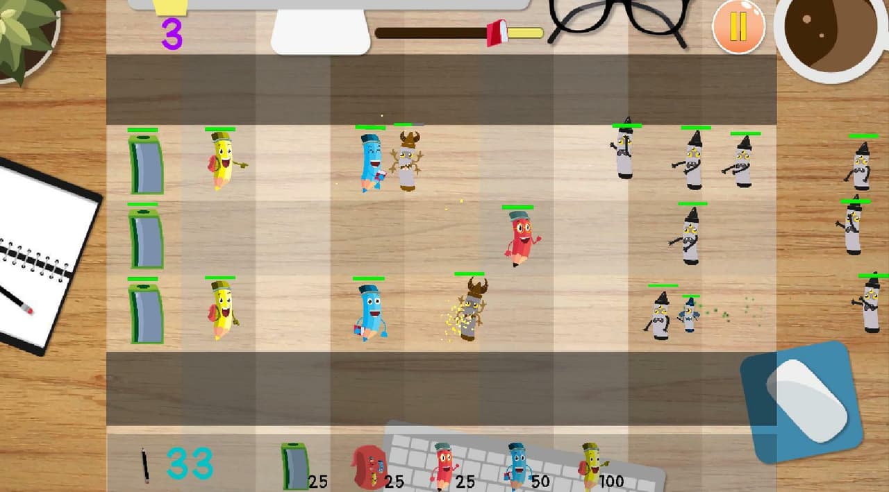 Pencils Vs Crayons screenshot 2
