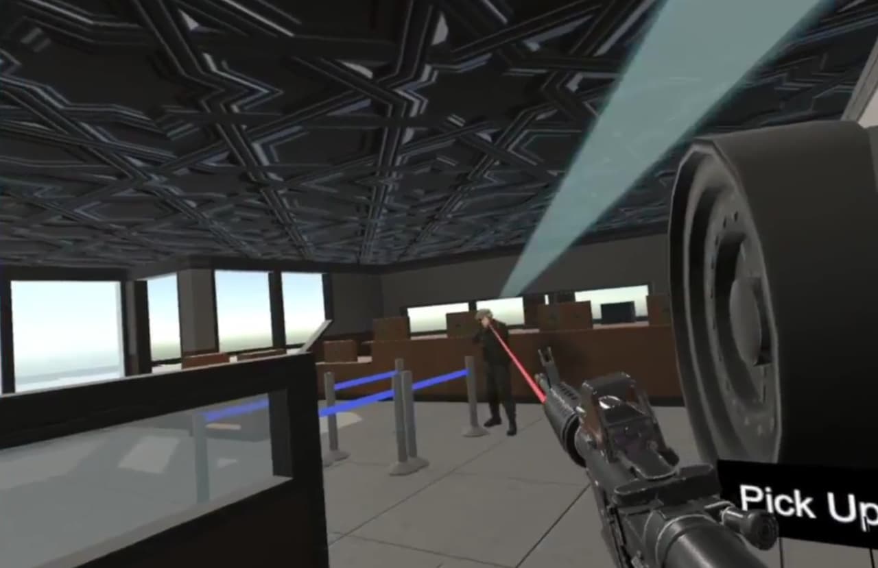 Gotham Gangsta | FPS vs VIVE | Local Multi-Player Bank Robbery screenshot 3