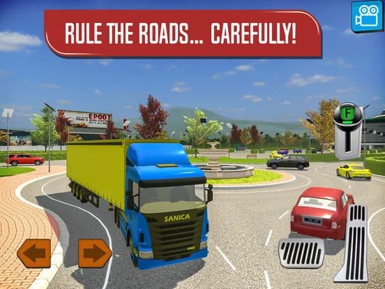 Delivery Truck Driver Highway Ride Simulator screenshot 5