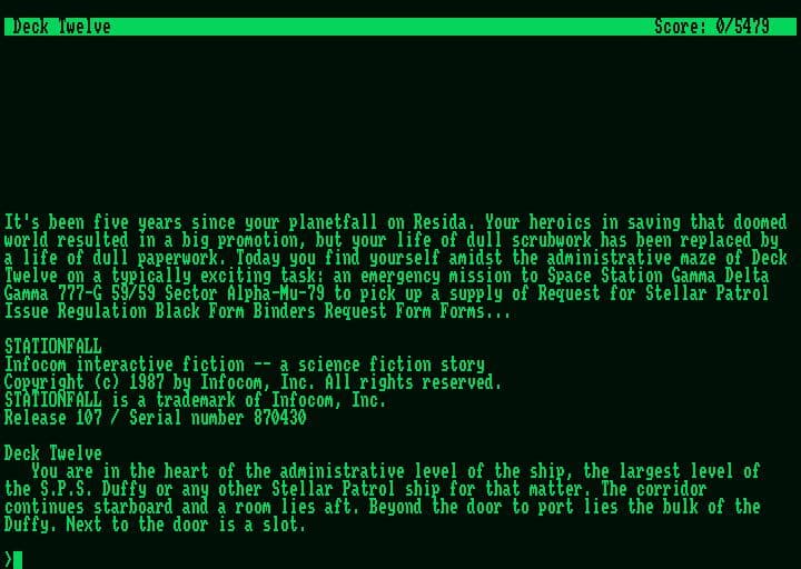 Stationfall screenshot 6