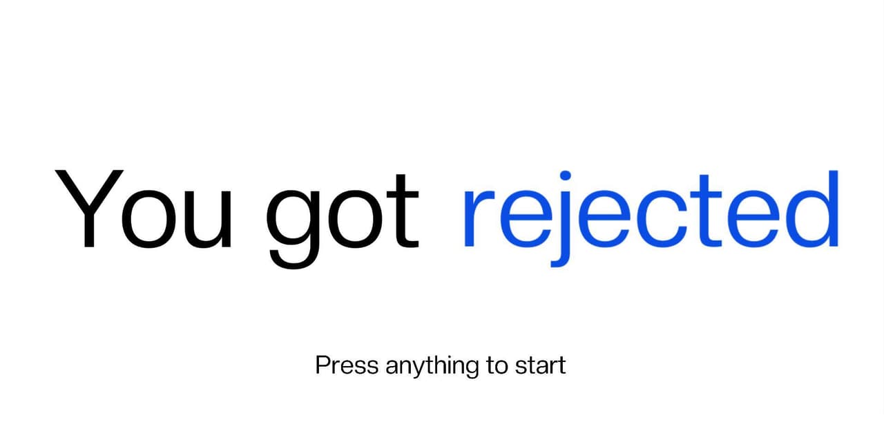 You got