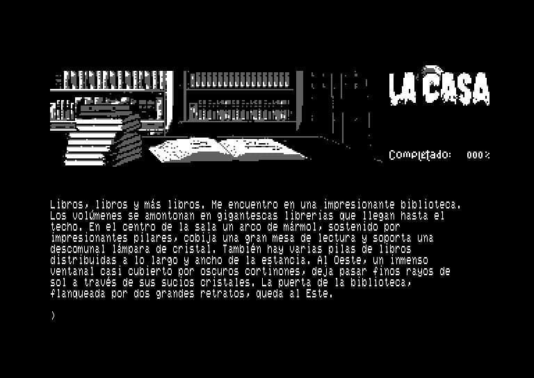 La Casa (Amstrad CPC) (Spanish) screenshot 4