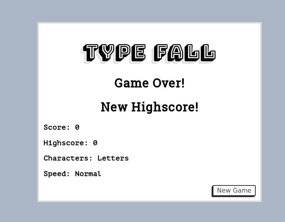 Type Fall