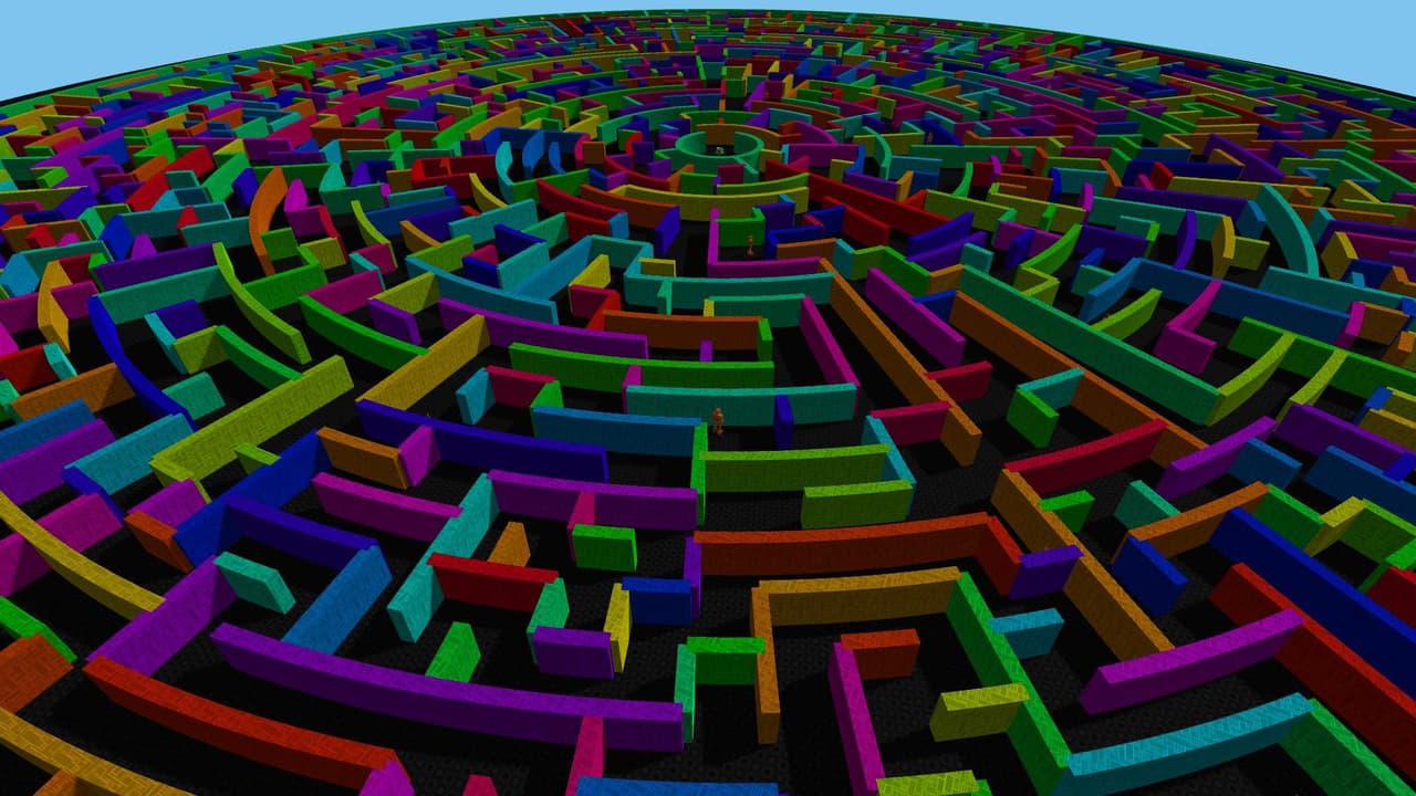 Mechanized Minotaur Circular Maze Demo screenshot 2
