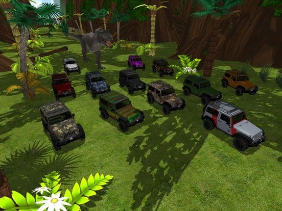 T-Rex Escape - Dino Racer Park screenshot 4