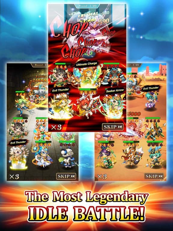Heroes Frontier - Endless Idle Clicker RPG Games screenshot 3