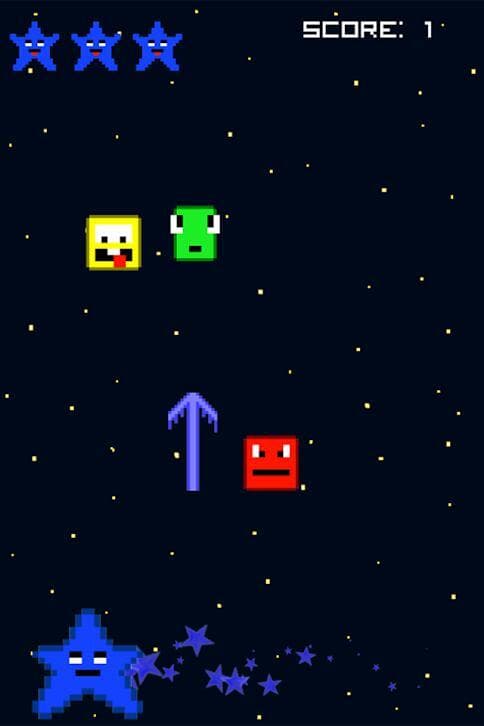 Super Bloostar Adventures: Bloostar Vs. The Rainbow Death Squares of DOOM screenshot 2