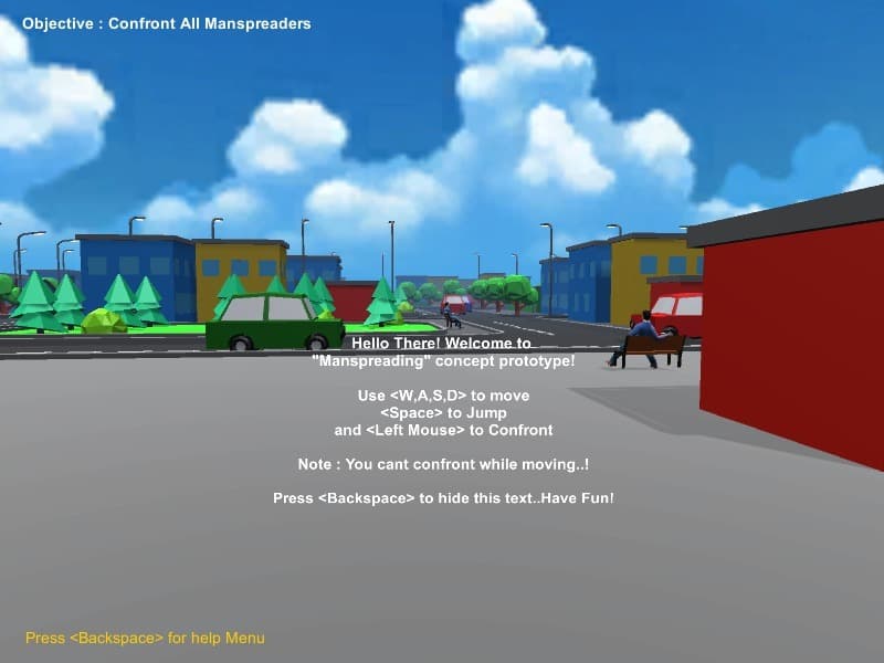 Manspreading (Prototype) screenshot 2
