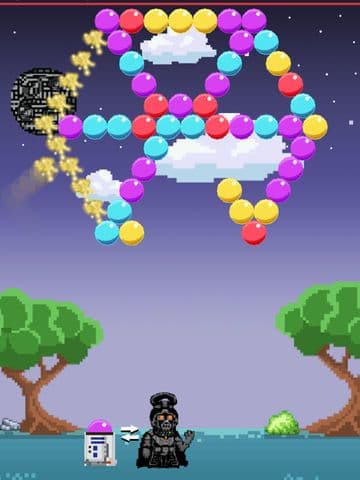 Dark Invader Bubble Shooter screenshot 5